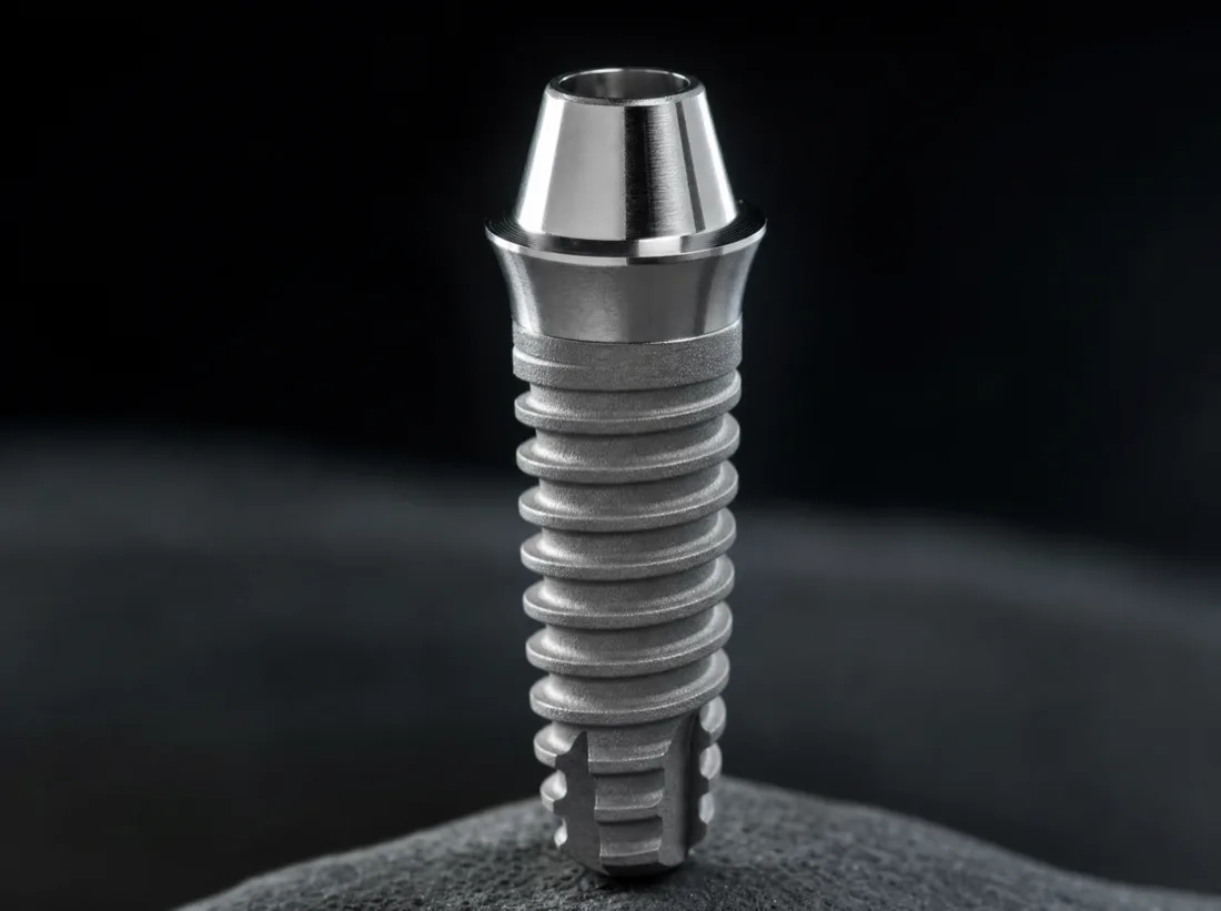 Titanium implant, Swiss engineering